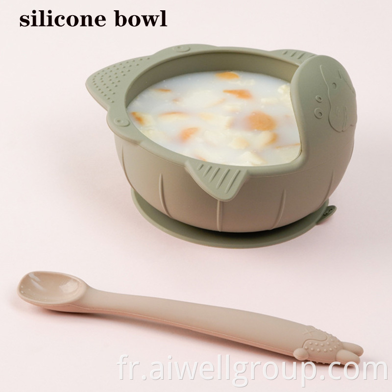 Food Bowl Silicone Feeding Bowl